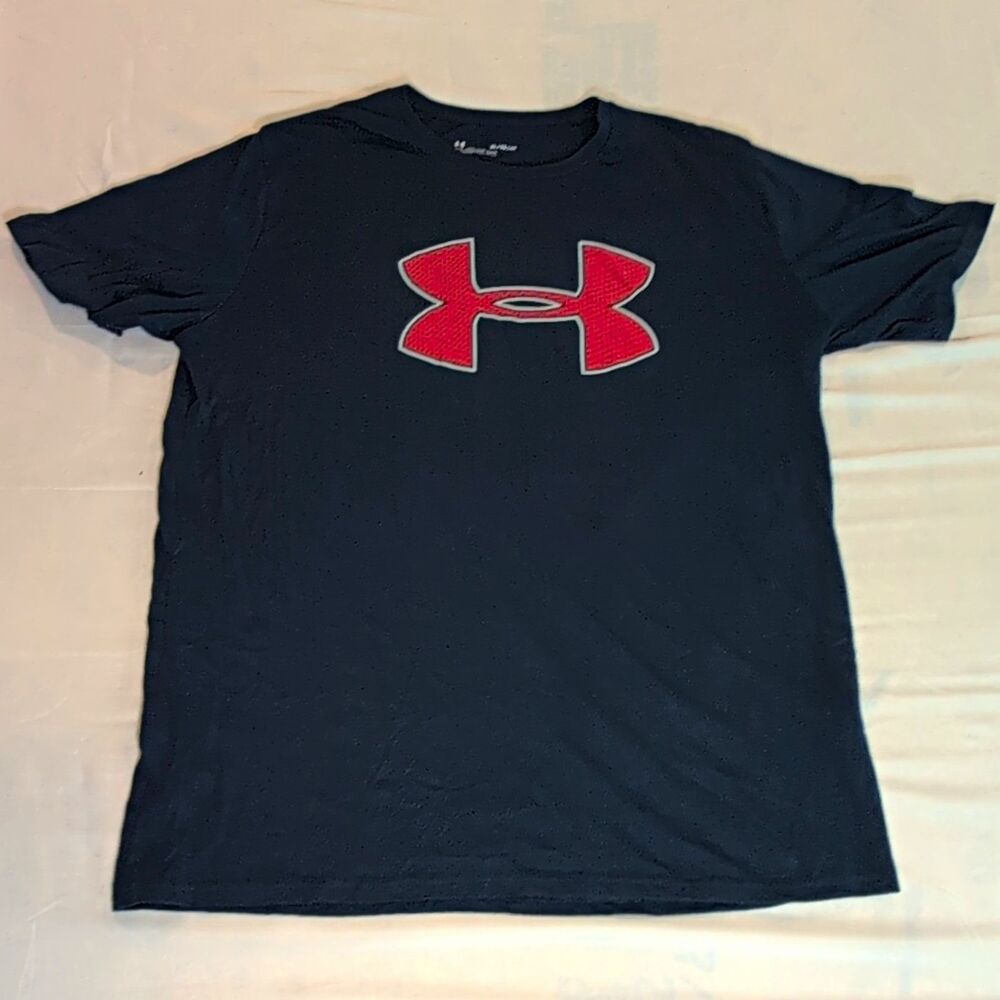 Under Armour Men's Loose Crew Neck Short Sleeve Graphic Logo T-Shirt Size XL